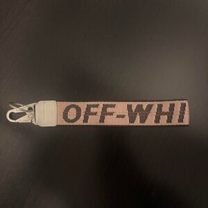 Off-White Black and Pink Key Holder